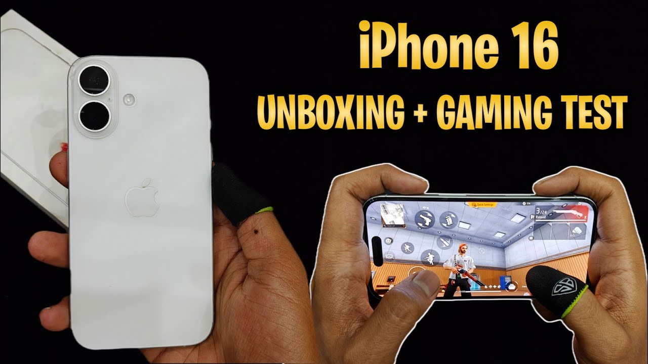 Наконец-то 🔥 Распаковка iPhone 16 и тестирование игр | Видео с iPhone 16 в Free Fire