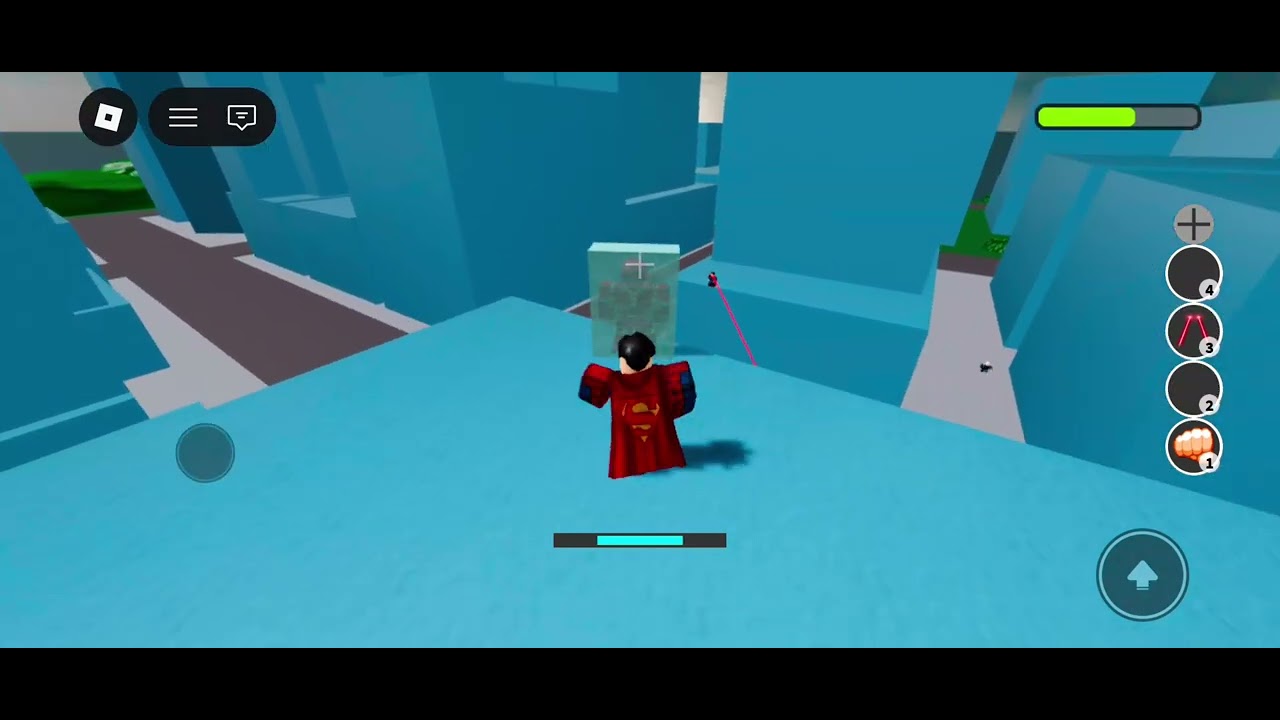 Jogando com Superman Marvel vs DC Super Herói Roblox Online 2026