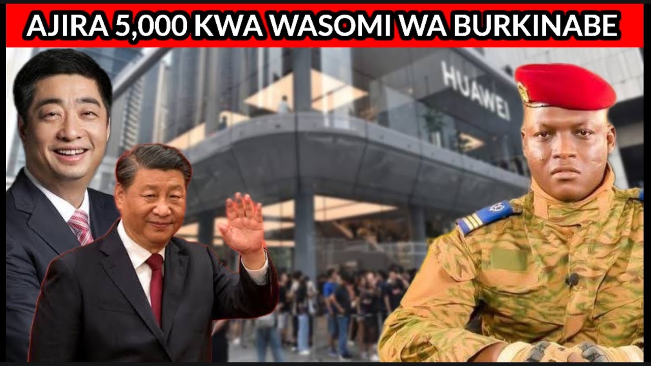 HAKIKA TRAORE NI BABA ANAWAPA WASOMI 5,000 AJIRA KWA KAMPUNI YA HUAWEI