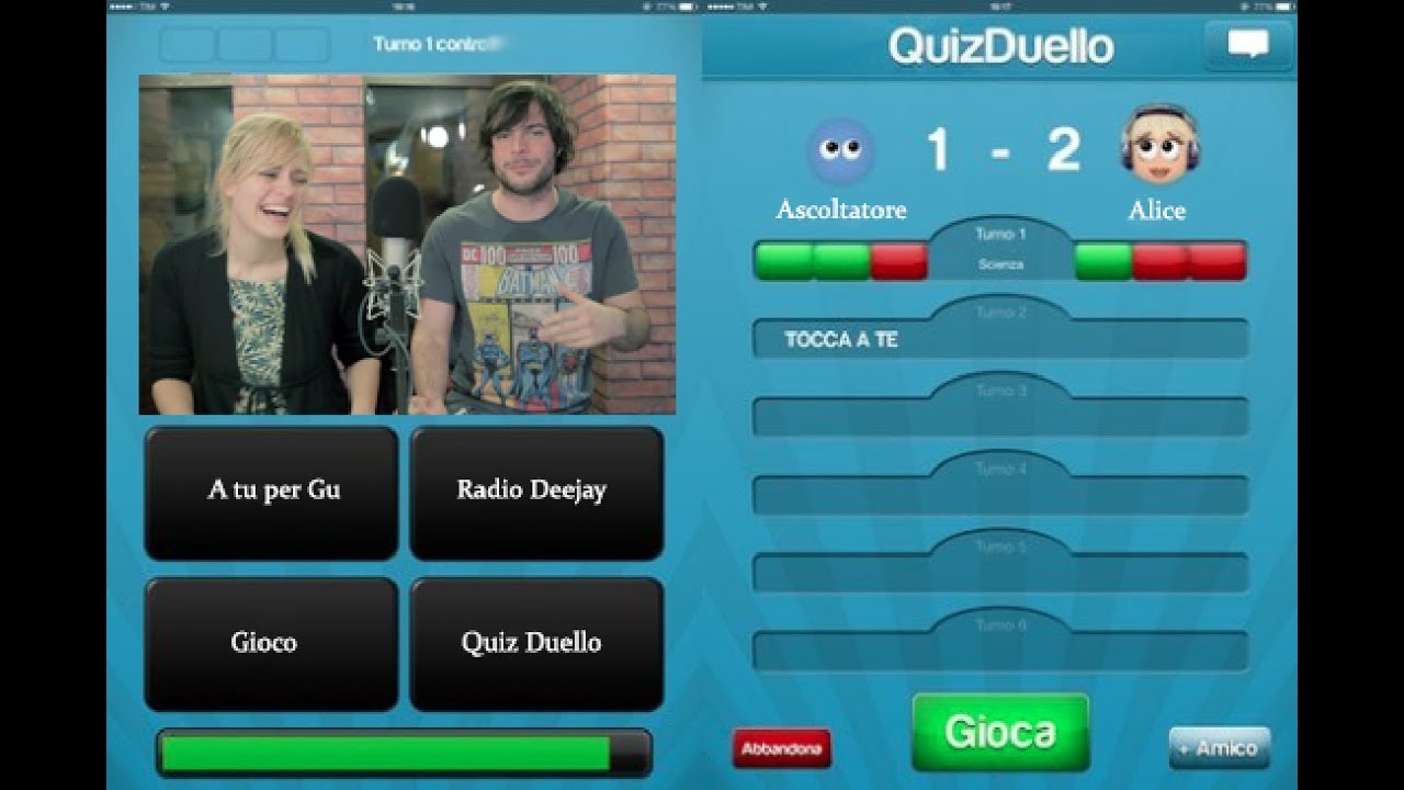 A tu per Gu - Quizduello - Alice VS Sara