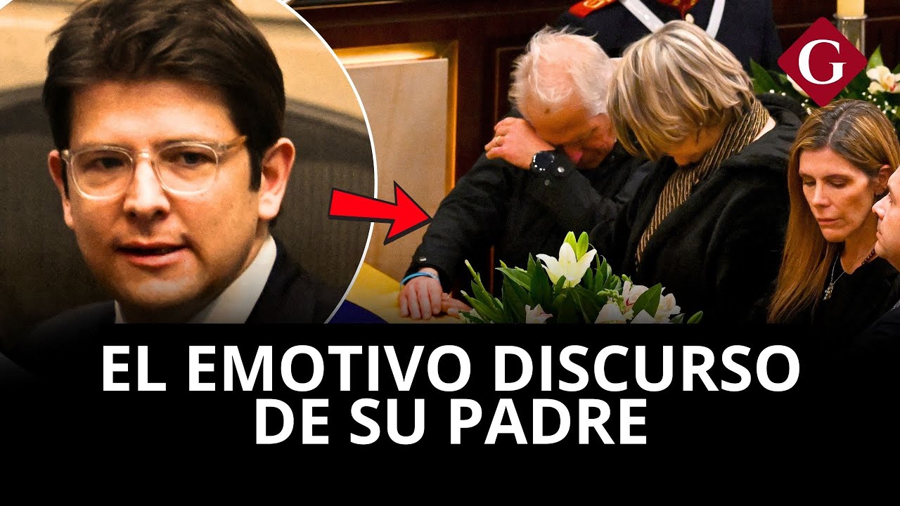 Это была эмоциональная речь, произнесенная отцом Мигеля Урибе Турбая на прощании | Gestión