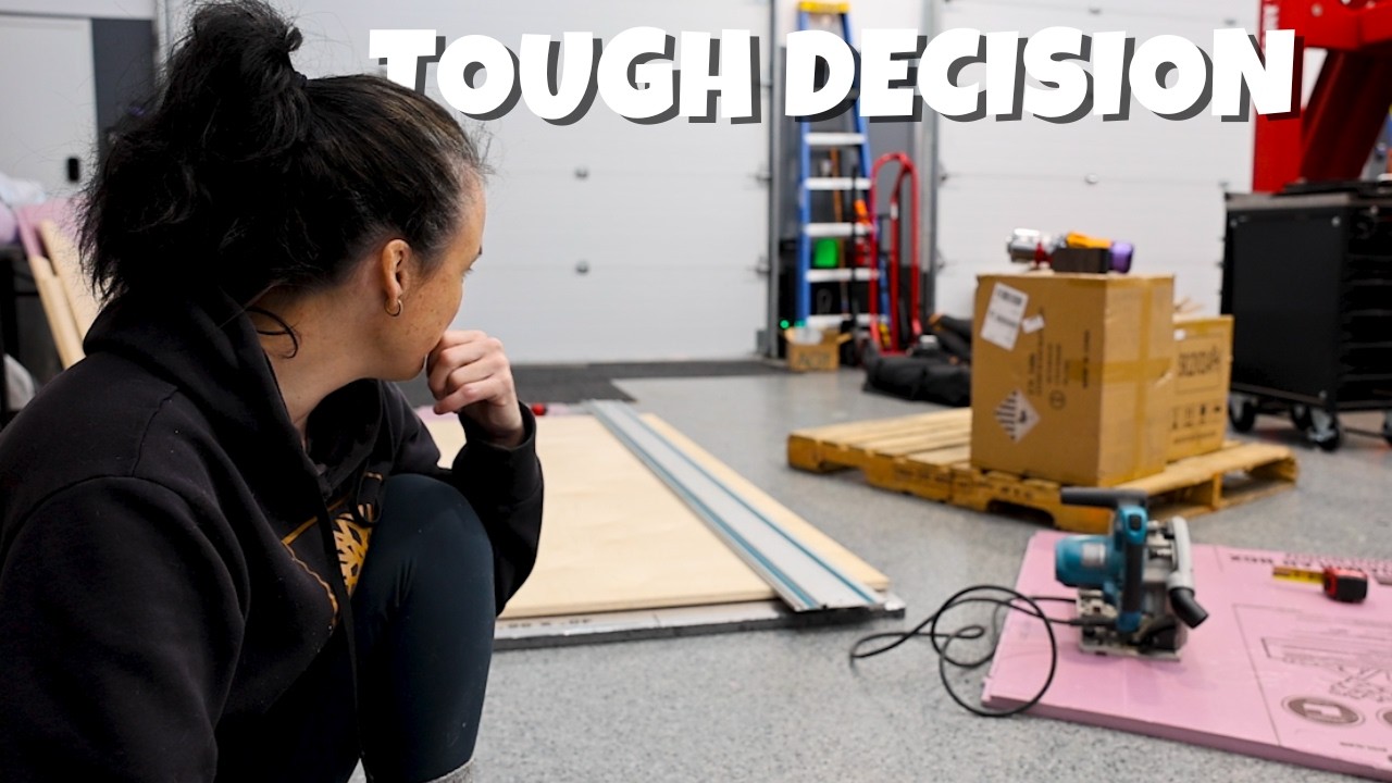 Floor samples have arrived | Inside and outside change | Van build continues