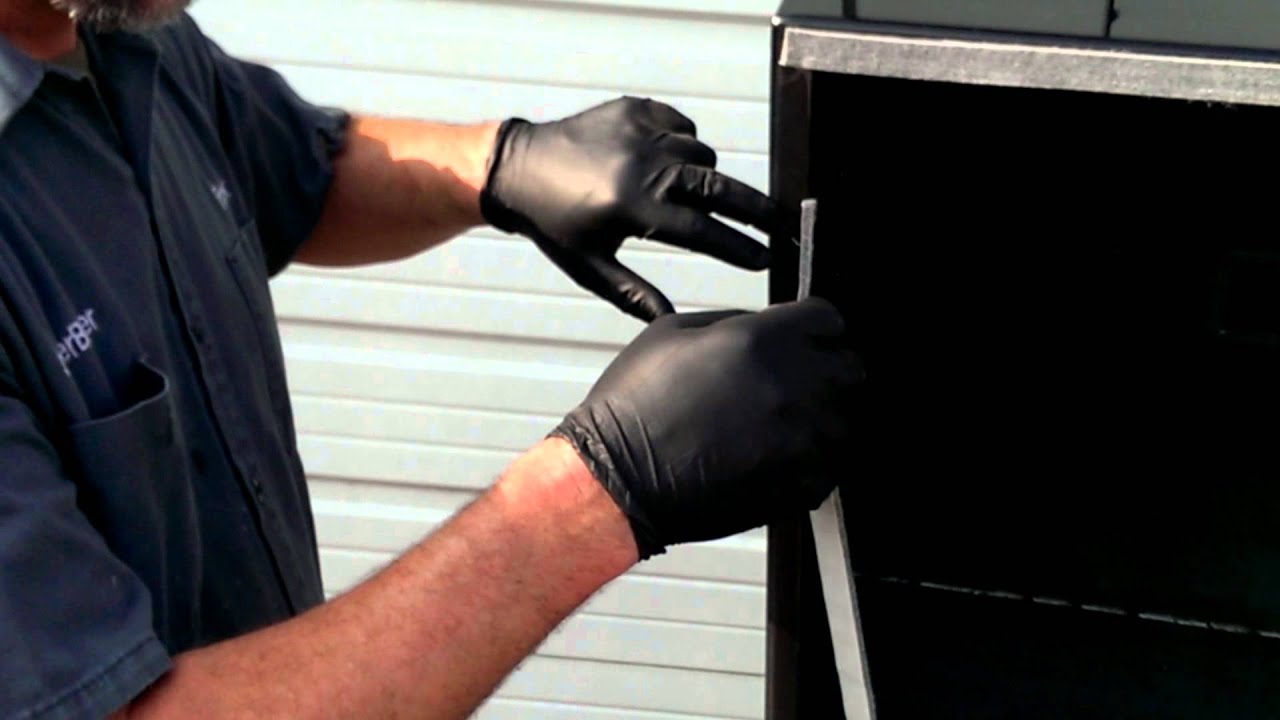 How to install a LavaLock BBQ Smoker Pit Gasket; Self stick by BBQsmokerMods.com