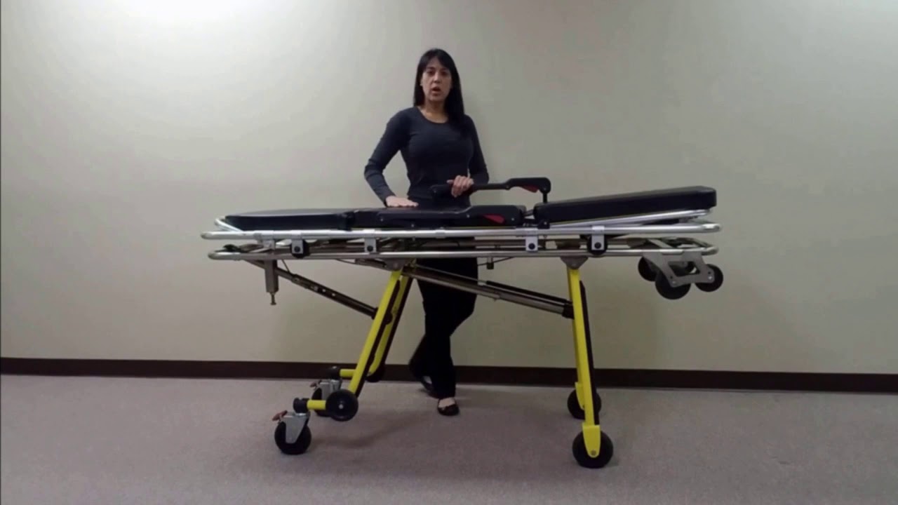 MS3C-330 Multi-Height Commercial Ambulance Stretcher with Demo