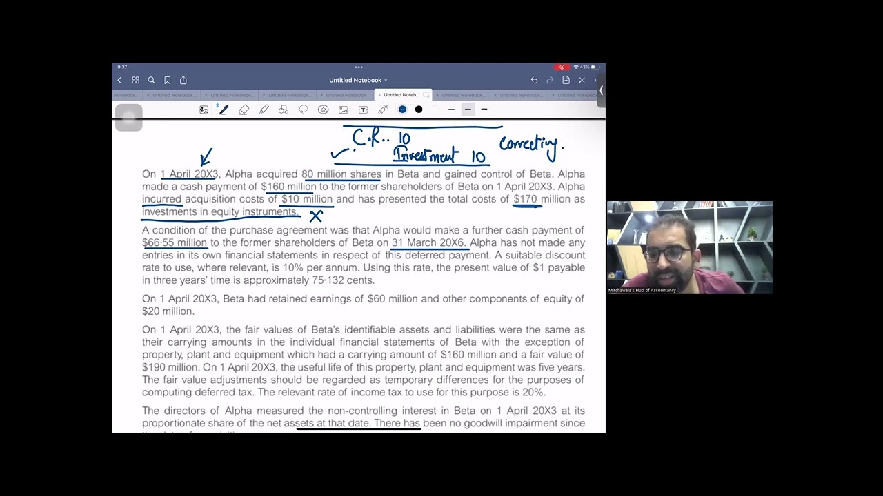 ACCA DipIFR June 2022 Past Paper Question 1 | Mustafa Mirchawala | DipIFR Exam Preparation