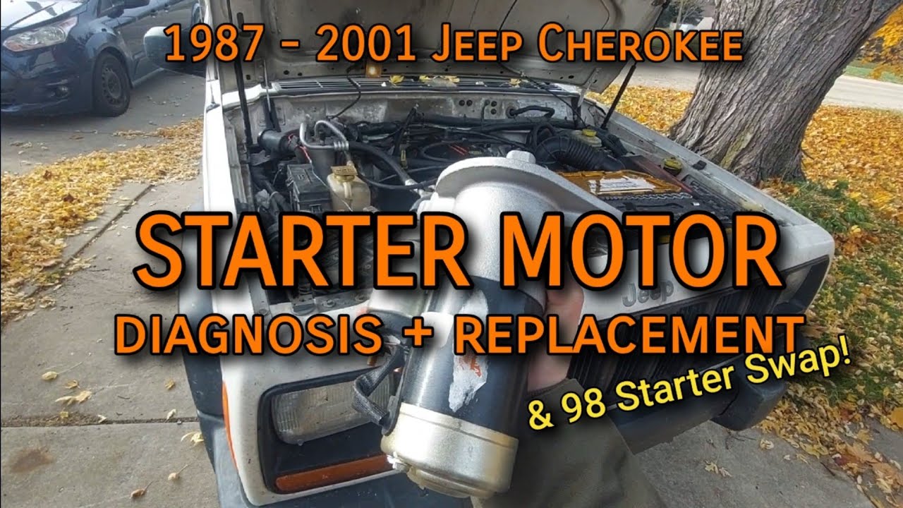 Jeep Cherokee: Starter Diagnosis & Replacement - No Crank Fix & 1998- Starter Swap [‘87-’01 XJ]