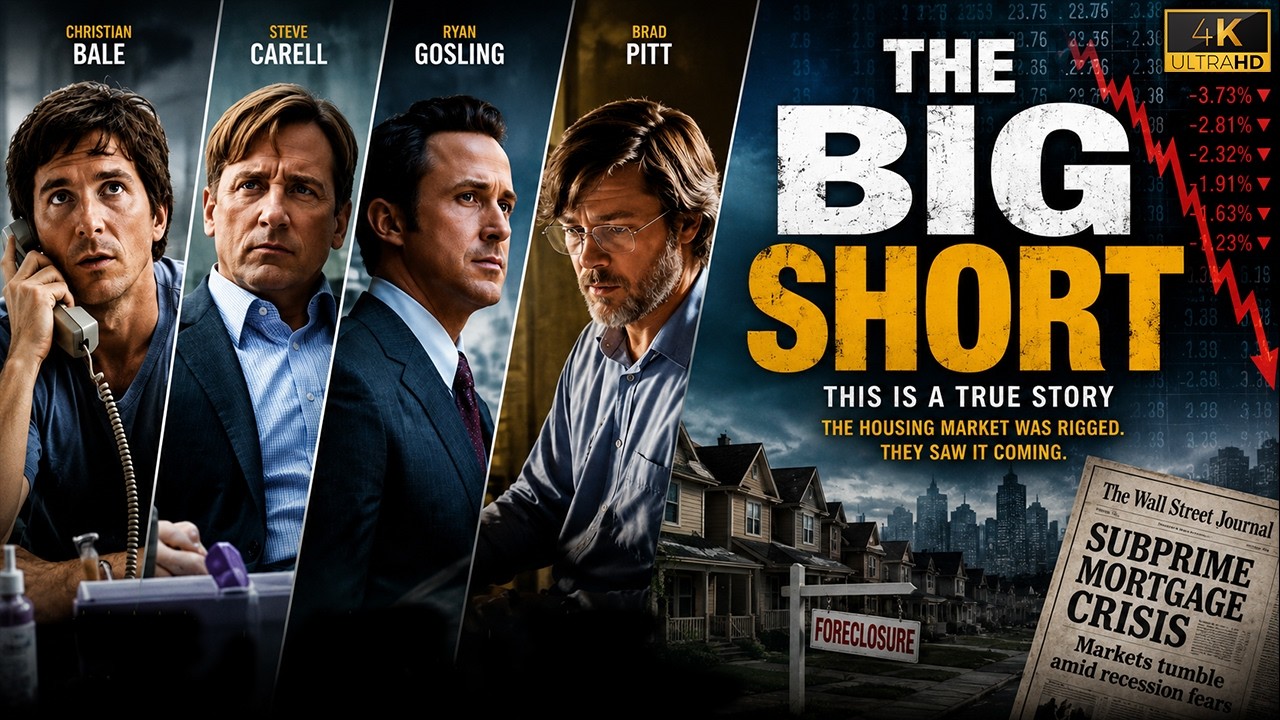 The Big Short (2015) Biography Drama Movie | Christian Bale, Steve Carell | Recap & Review