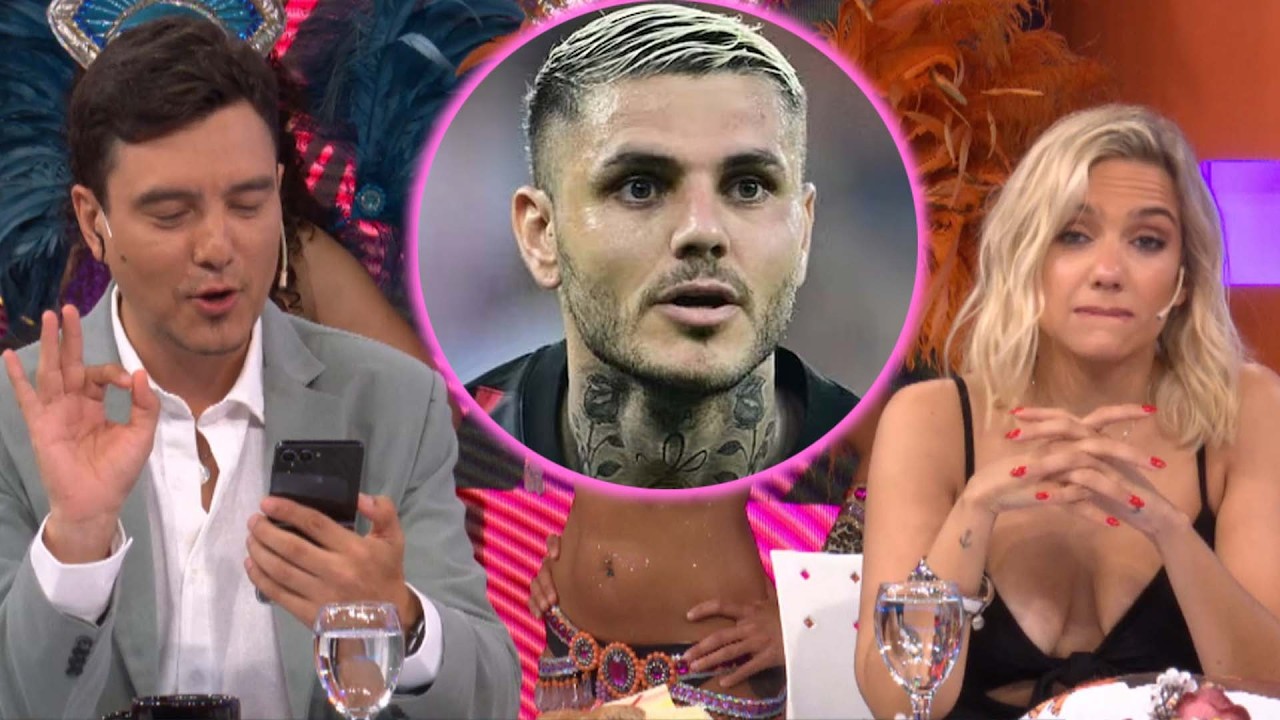 ¿QUE PASÓ ENTRE ICARDI Y NAZA DI SERIO? GUS MÉNDEZ LE REVISÓ EL CELULAR EN VIVO ANTE SUS DESMENTIDAS