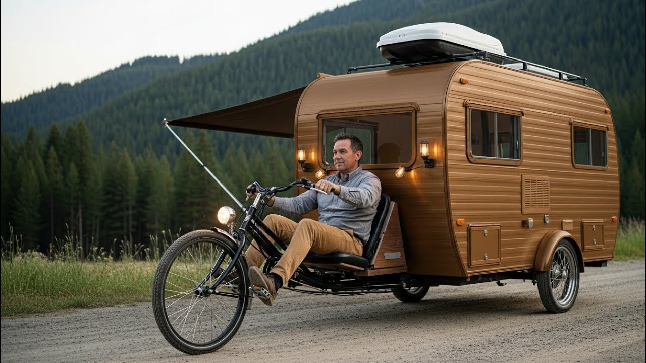 Forget Rent in 2026! This 3-Wheel Bike Camper is the Future of Affordable Living