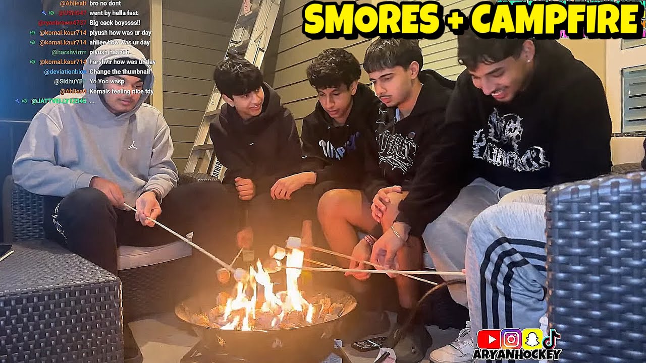 Making S'mores On A Campfire *GONE WRONG*