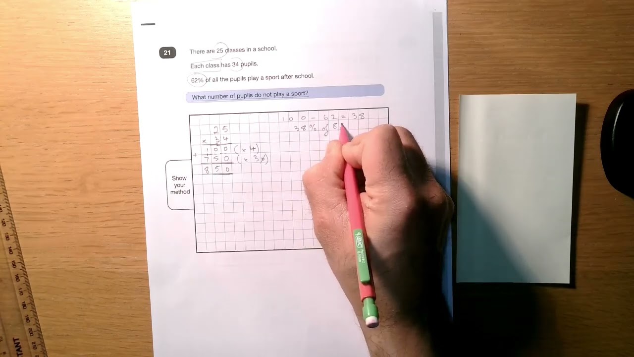 2023 Key Stage 2 Mathematics Paper 3 Question 21