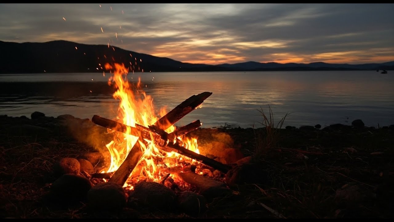 Cozy Campfire Relaxation LIVE – Fire Sounds