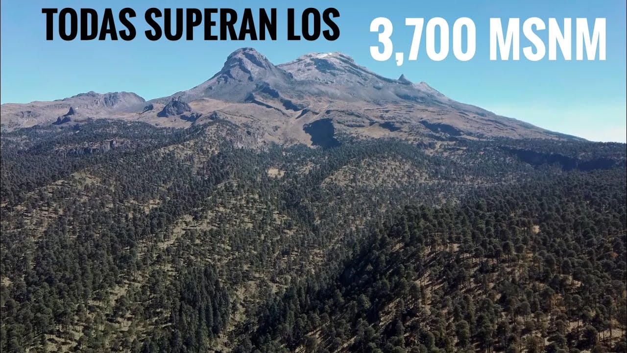 Conoce Las 25 MONTAÑAS MÁS ALTAS de México 🇲🇽 | Volcanes, Sierras y Cerros