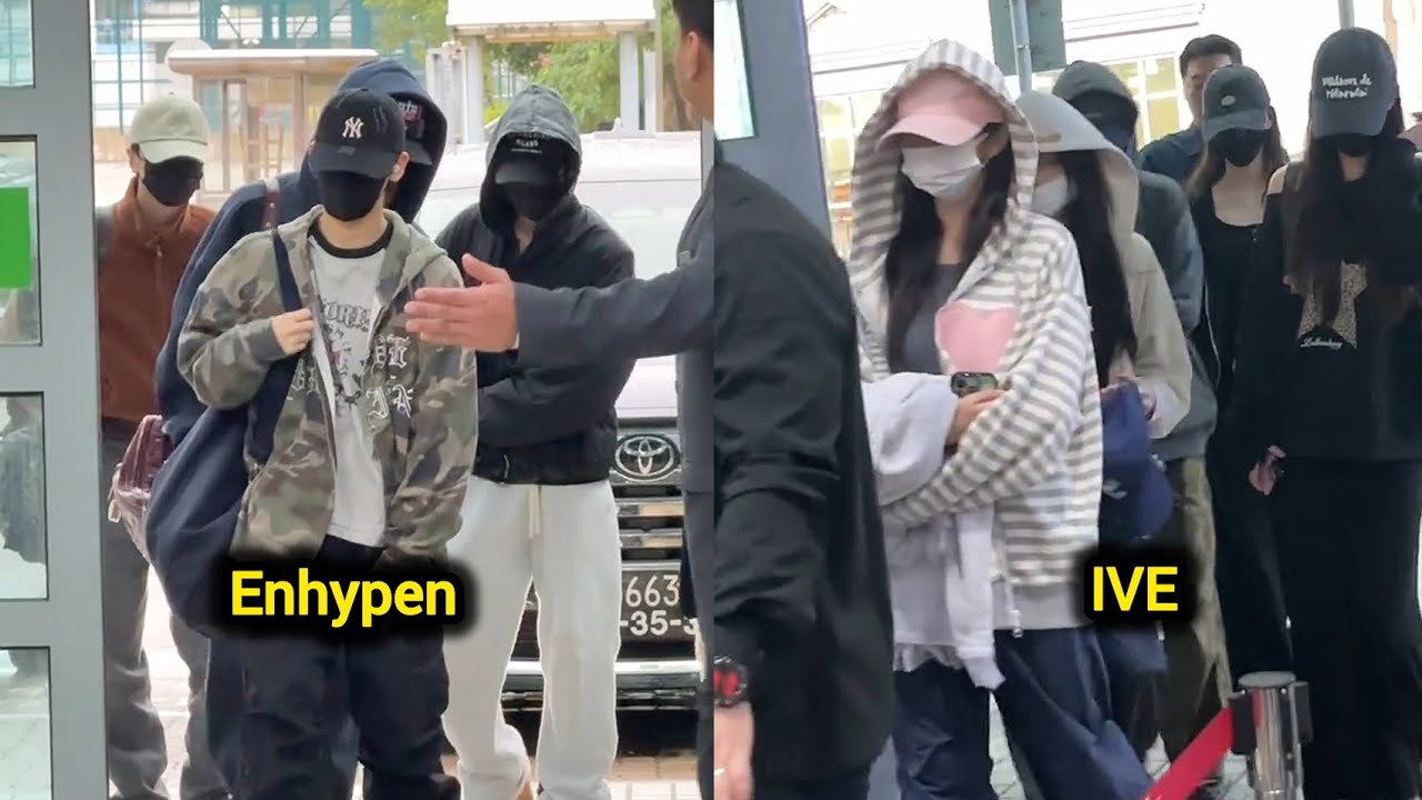 Enhypen & IVE Heading Back to South korea After TMA 2025