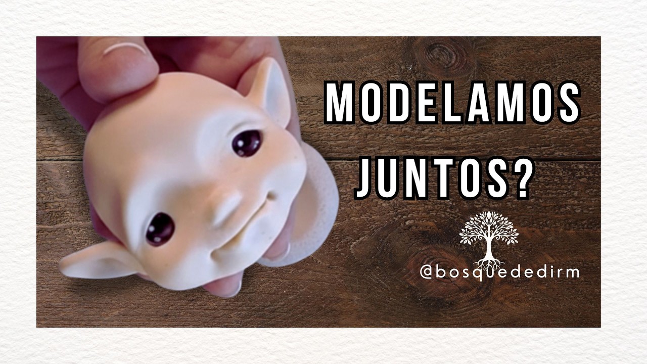 ¿Cómo nacen los Habitantes del Bosque? | Modelado en Porcelana Fría (Carita de Duende) 🌿