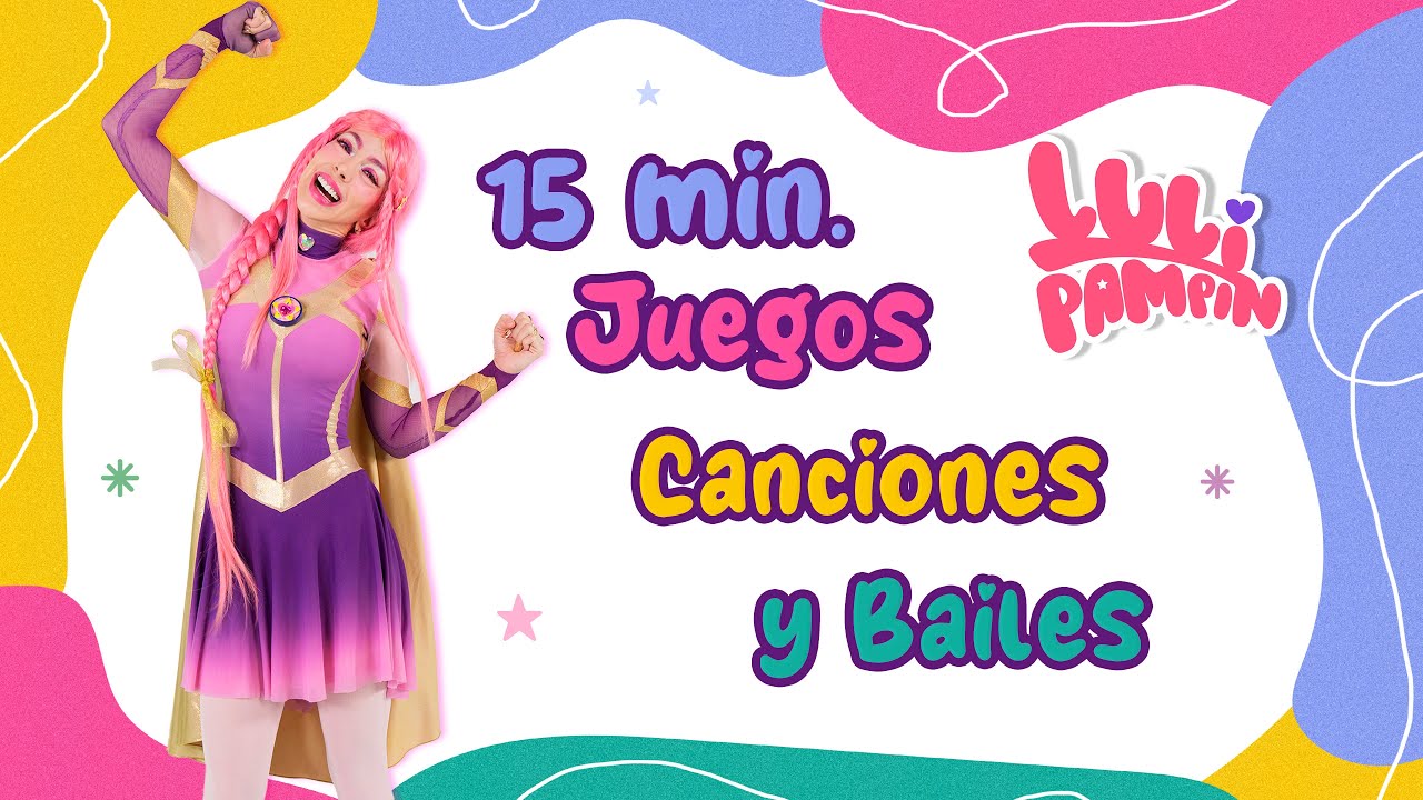 Lu Li Pampín - 15 min. de JUEGOS CANCIONES Y BAILES