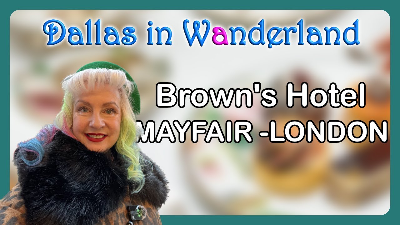 Afternoon Tea at Brown&rsquo;s Drawing Room | Mayfair London | 4k