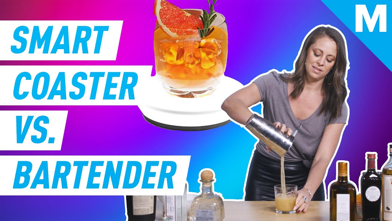 Can A SMART COASTER Make a Better Drink Than A Bartender? | Mashable