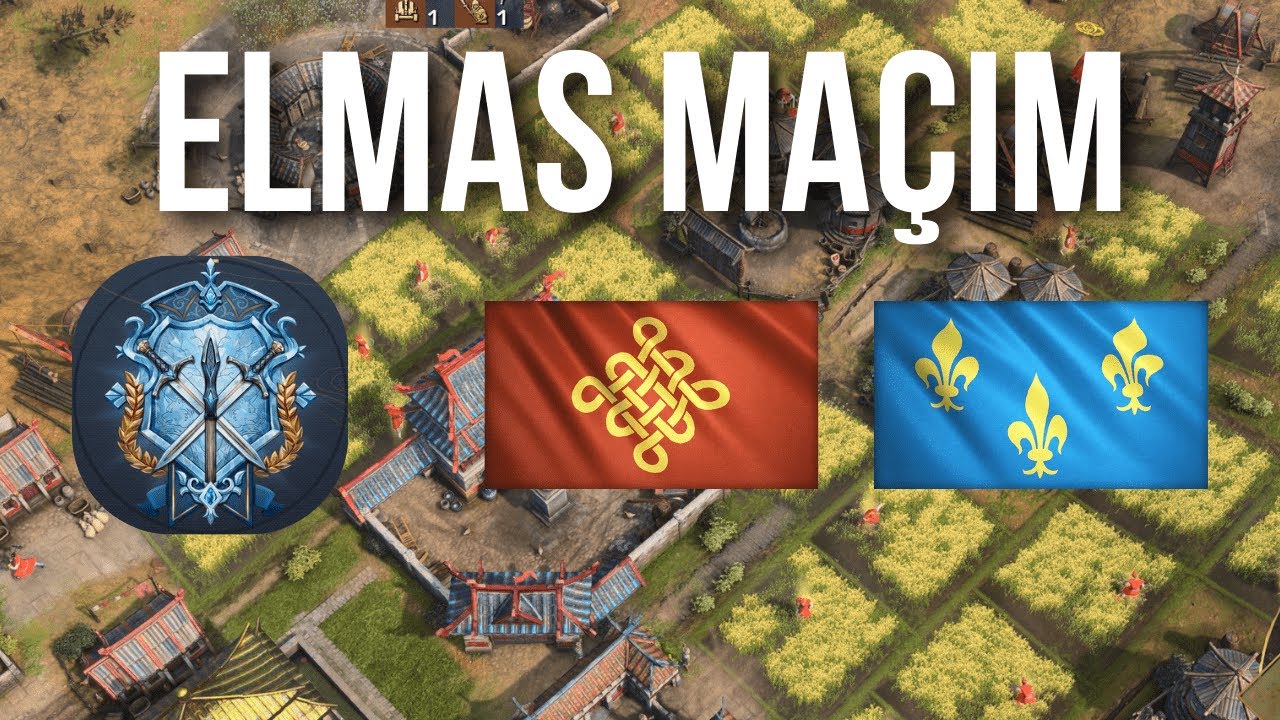 AoE4 Sezon 11 | Elmas 1v1 Ranked Maçım – Çin & Fransız’a Karşı! Age of Empires IV