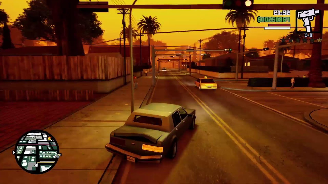 Grand Theft Auto San Andreas.