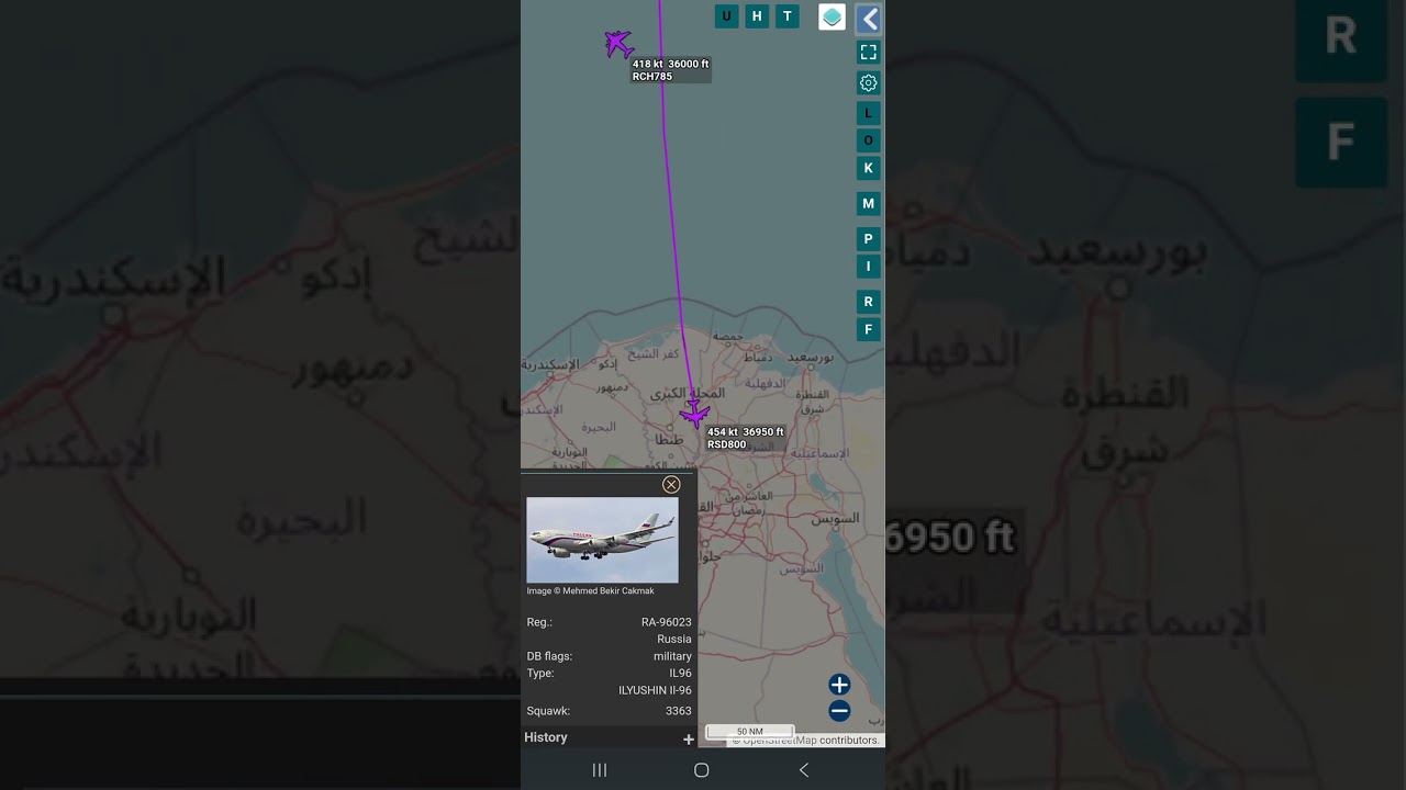 Russian Military ILYUSHIN Il-96, From Moscow. Where are you going ? @david_hookstead 