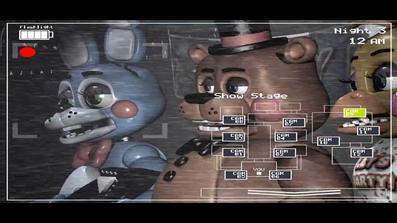 Mi primer video jugando fnaf  2 (spoiler no gane ni una partida )