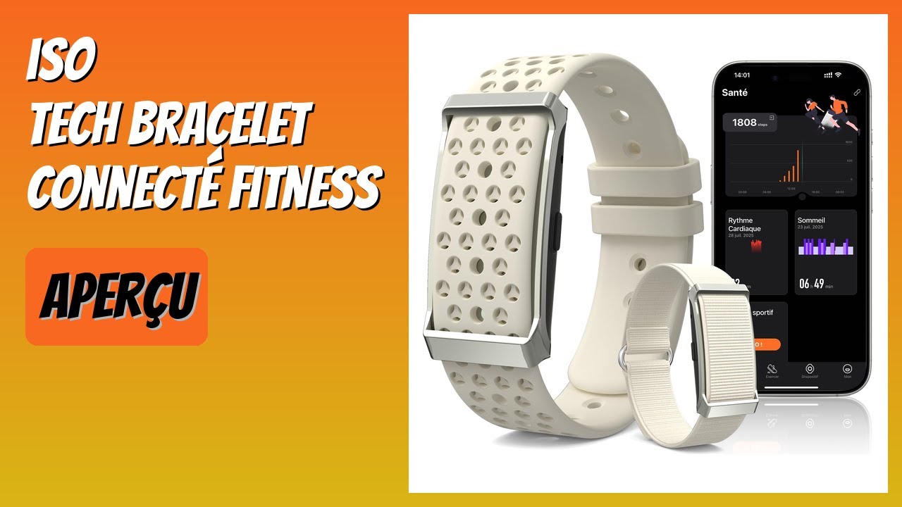 AVIS (2026) : iSo Tech Bracelet Connect&eacute; Fitness. D&Eacute;TAILS