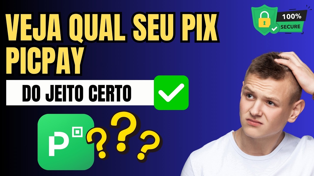 Como ver minha chave pix no Picpay- Passo a Passo Atualizado