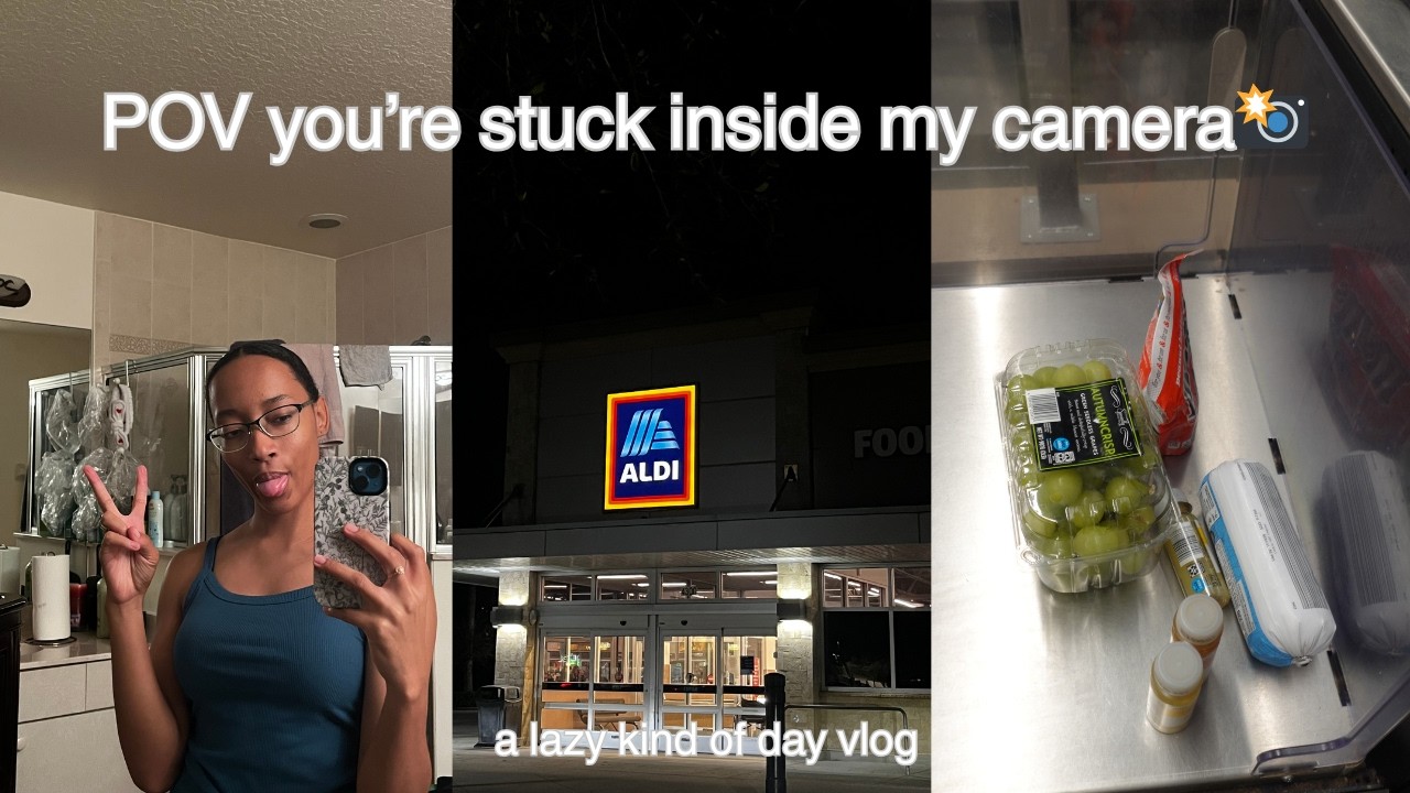 pov: you're stuck inside my camera | a lazy kind of day vlog 📸