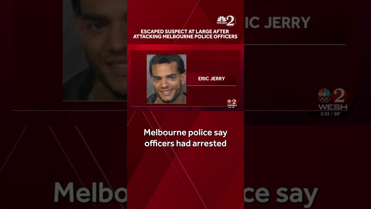 Escaped suspect at large after attacking Melbourne police officers