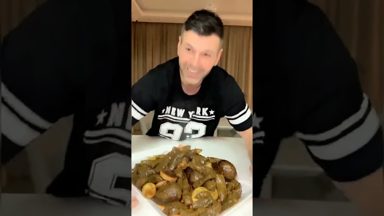 ردة فعل زوجي عل الدولمة الي سويتها | انصدم من طبخي😳!!