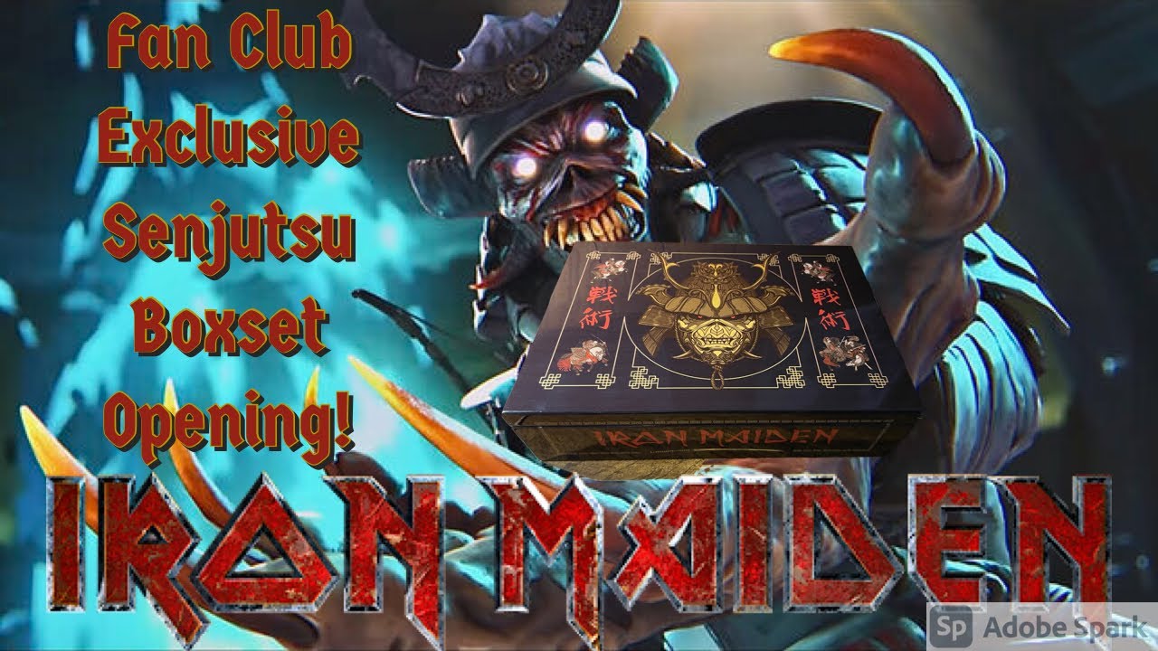 Iron Maiden Senjutsu Fan Club Exclusive Limited Edition Wooden Collectors Box Opening & Review!