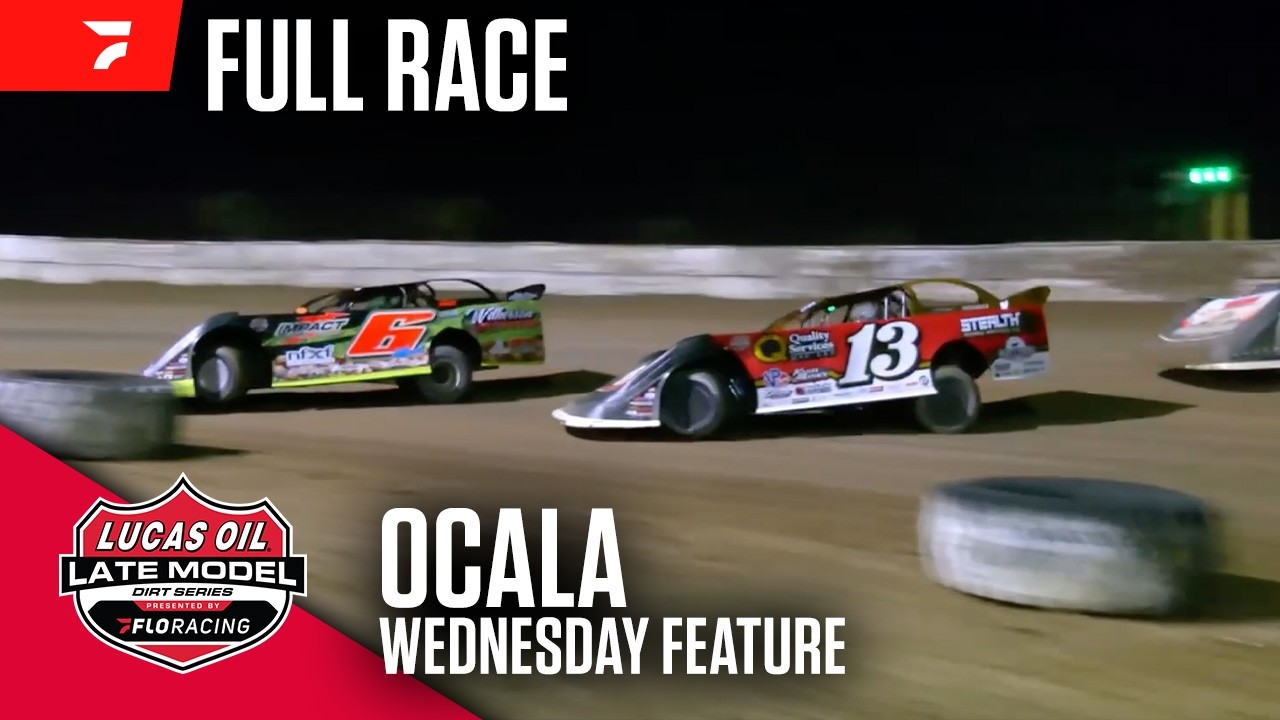FULL RACE: Lucas Oil Late Model Dirt Series Wednesday Feature at Ocala Speedway 2/25/26