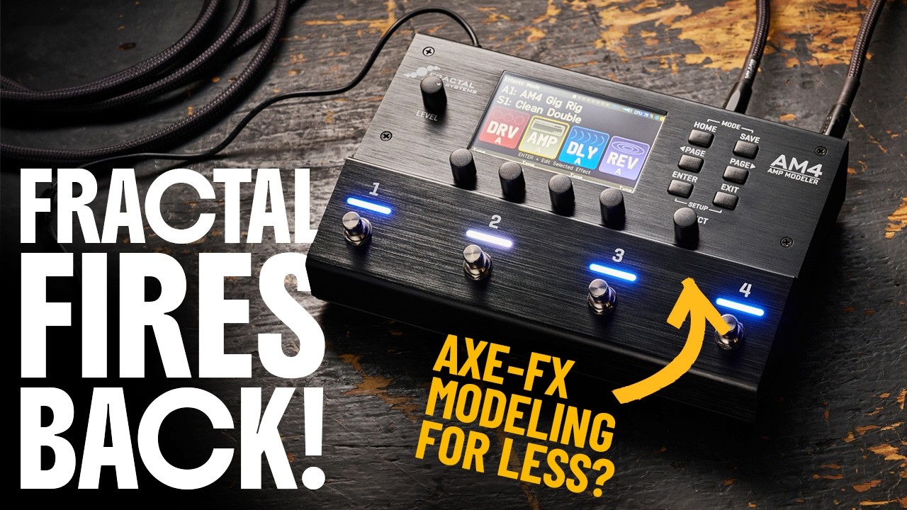 Fractal AM4 Amp Modeler demo: Axe-FX III algorithms in a compact format