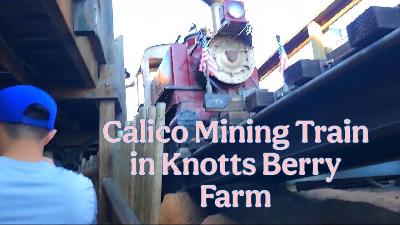 Beautiful adventure Full Ride of Calico Mine CO train in Knotts Berry Farm. #attraction @everyone 