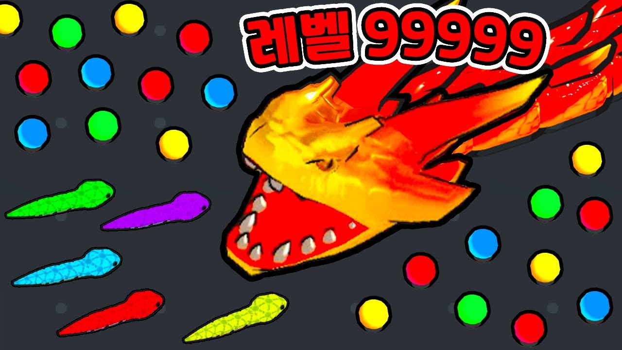 먹을수록 커지는 뱀 키우기?! / 드래곤 스네이크 진화했더니?? [스네이크 클래시 (Snake Clash)]