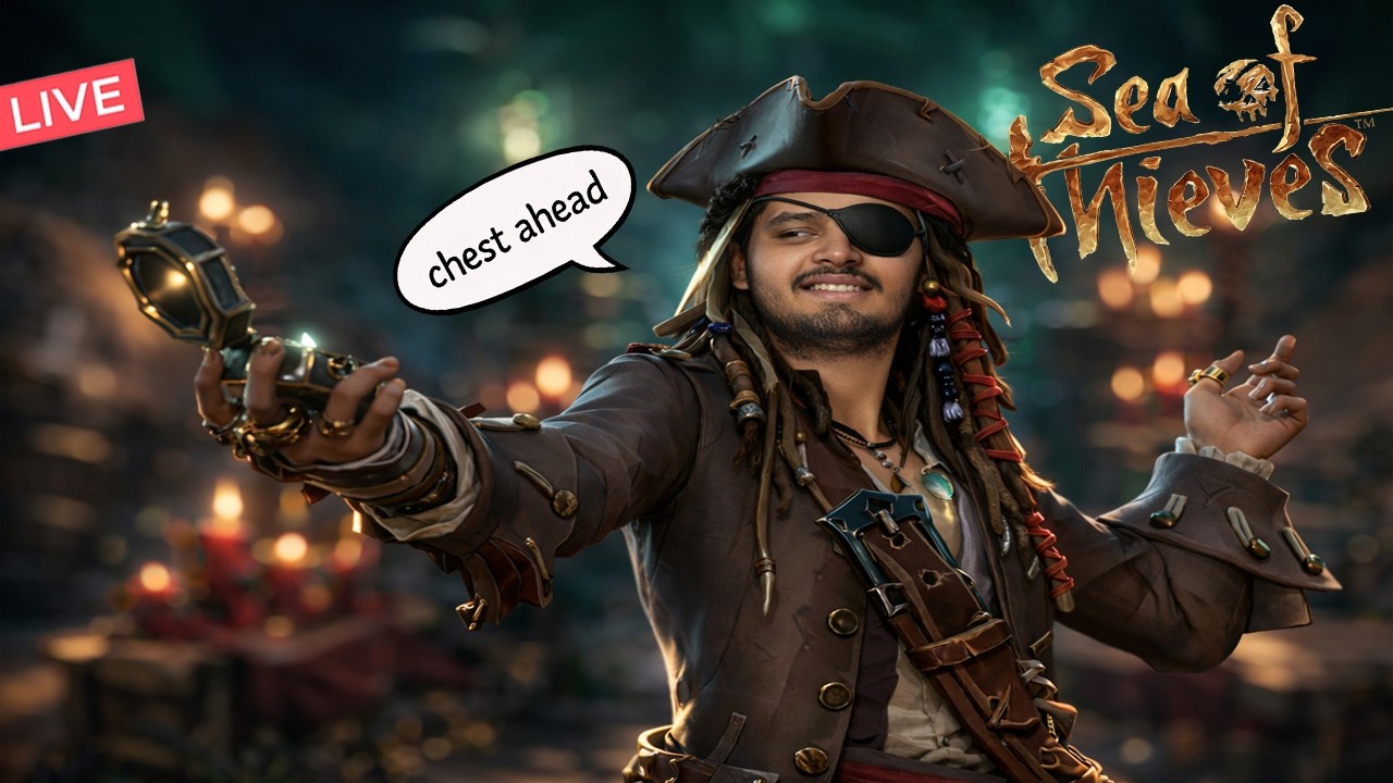I will BECOME THE KING OF PIRATES #2[sea of thieves]@kidgameryt15  #livestreaming#seaofthieves#live