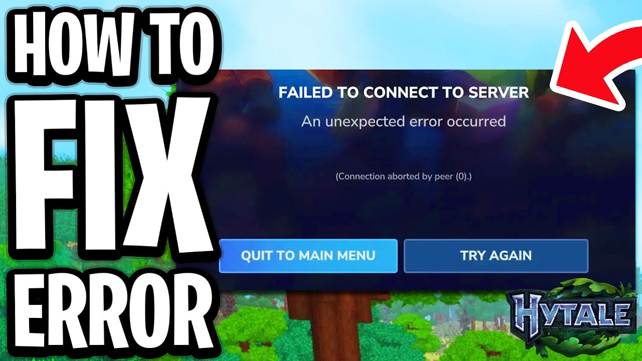 How to Fix Failed to Connect to Server Error in Hytale - Full Guide