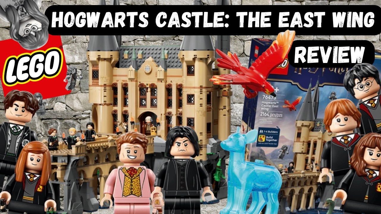 Обзор набора LEGO Harry Potter 2026 &laquo;Замок Хогвартс: Восточное крыло&raquo; (76473) #lego #harrypotter