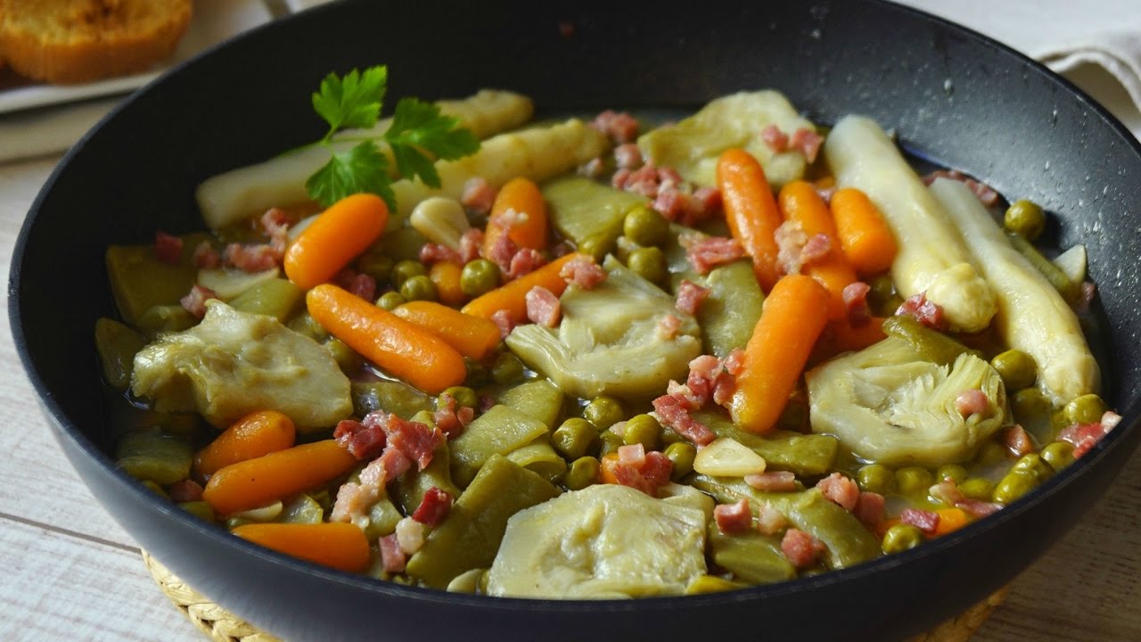 Menestra de verduras (Fácil, ligera y muy saludable)
