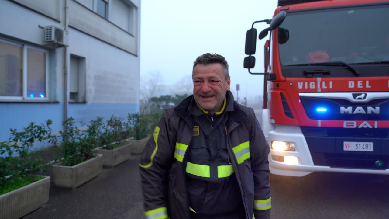 Saluto al Vigile del Fuoco Andrea Rossetti