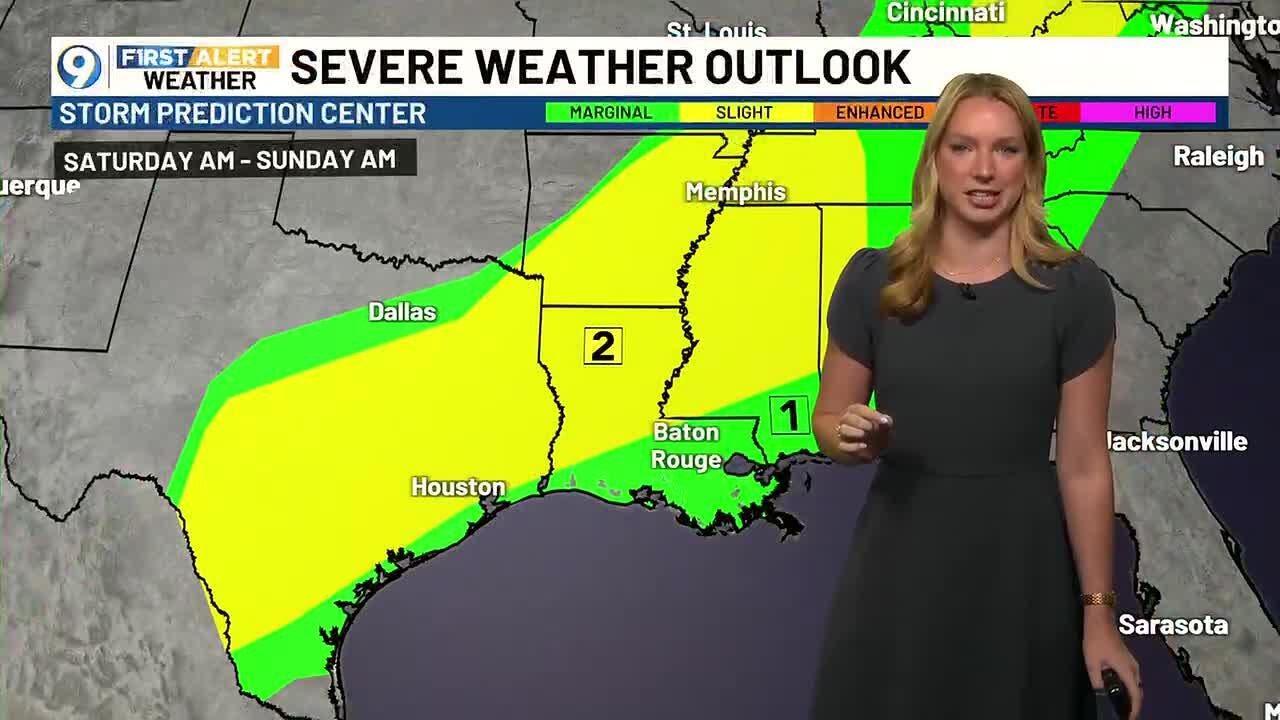 FIRST ALERT 9 A.M. FORECAST: Saturday, March 7