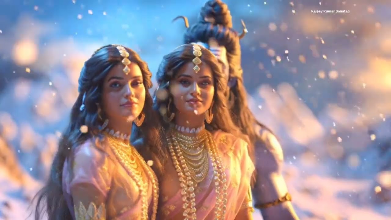 Har har mahadev Eternal Shiv Shakti at Kailash |   Divine Darshan Om namah shivaya bholenath song 