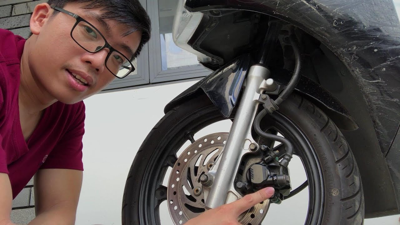 Hướng Dẫn Thay Bố Thắng Đĩa Trước Cho Xe Honda Air Blade