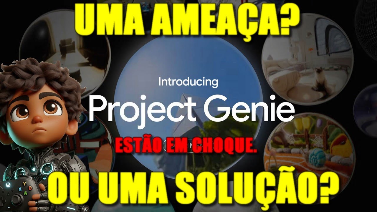PROJECT GENIE - A IA QUE PROMETE CRIAR JOGOS NO LUGAR DAS DEVS.