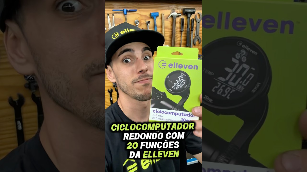 CicloComputador Redondo com 20 Fun&ccedil;&otilde;es da Elleven! #reviewspacebike