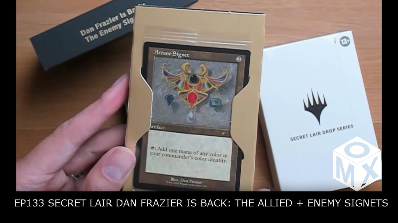 MTGMoxBox EP133 | MTG Secret Lair Dan Frazier Is Back:  The Allied + Enemy Signets