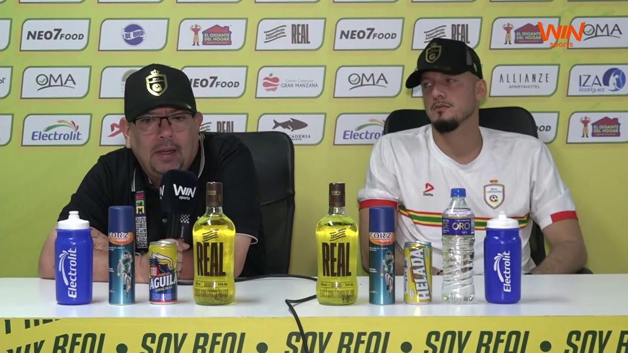 Rueda de prensa de Real Cartagena tras su partido con Internacional de Palmira
