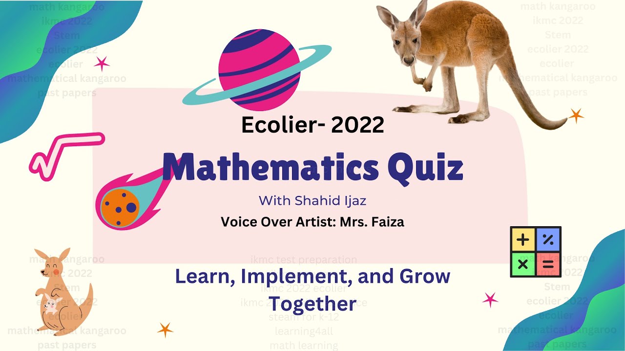 I Found The EASIEST Way To Pass Ecolier International Math Kangaroo