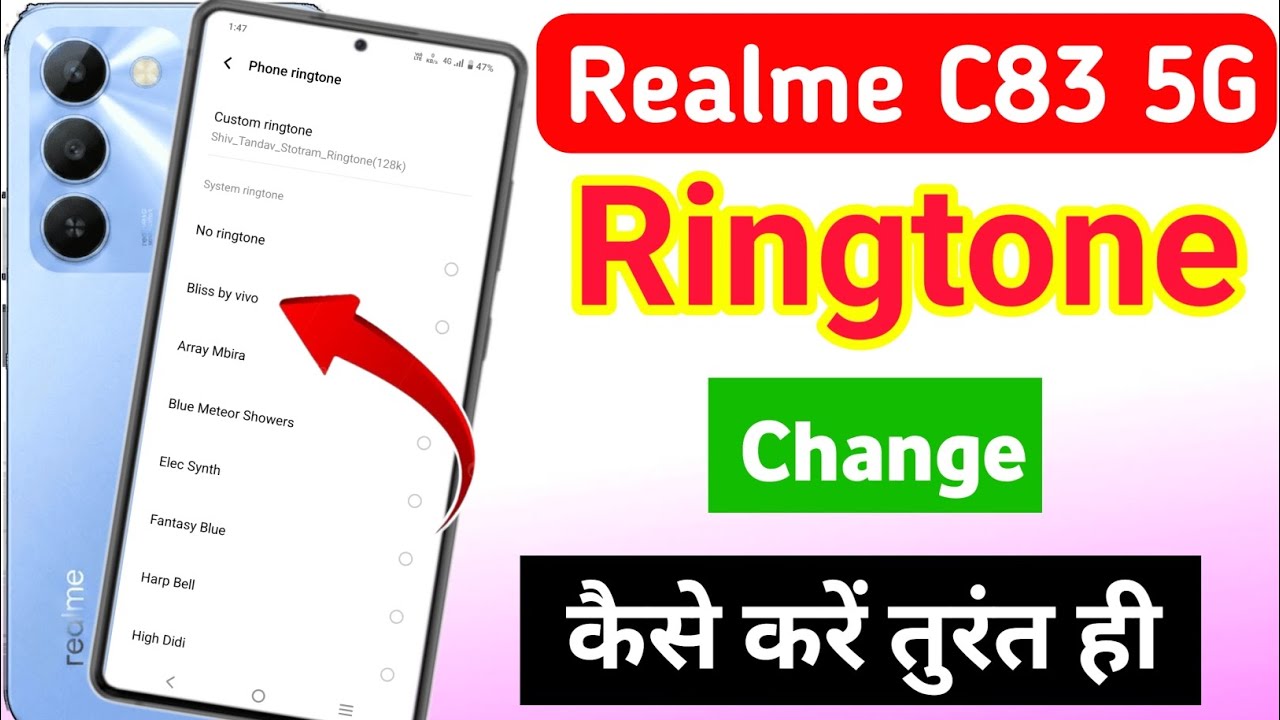 Realme c83 5g ringtone change/realme c83 5g me ringtone kaise set kare